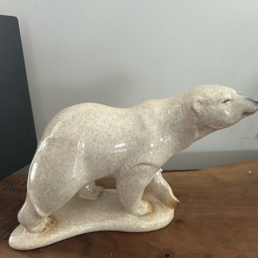 Bridgman Studio “Tunnie” Canadian Polar Bear Figurine in Box Coke Cola Bear